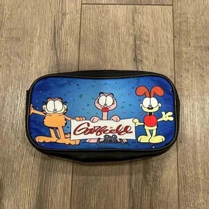 ❤️Free❤️Vintage Garfield Figures Pencils  Case